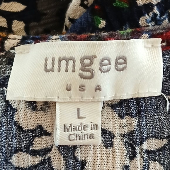 Umgee Sleeveless Floral Patchwork Midi Dress - Picture 13 of 14